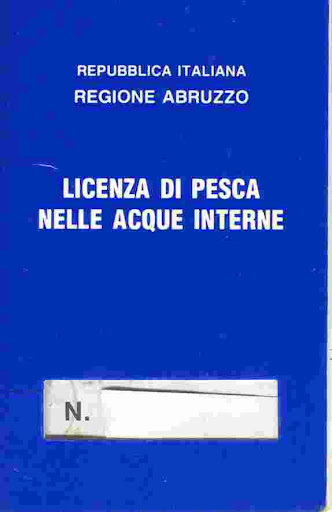 Licenza pesca Abruzzo 2026 per pescare nelle acque interne