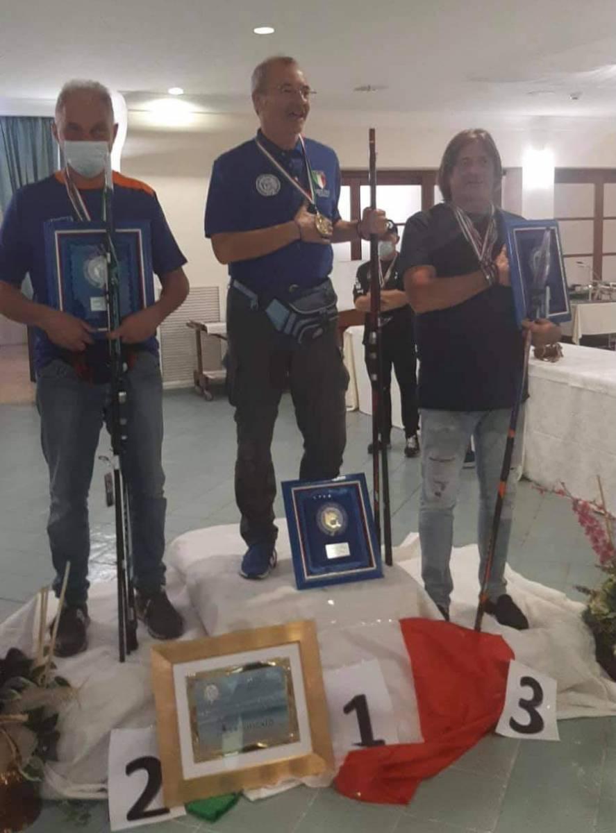 Premiazione del Campionato Italiano Master di Surfcasting 2021